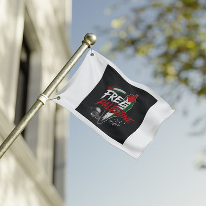 Free Palestine Double-Sided Flag — Political Solidarity Garden Banner
